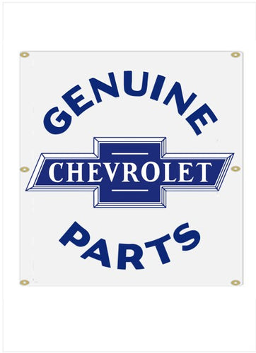 CHEVROLET 1940'S GENUINE PARTS Garage Banner