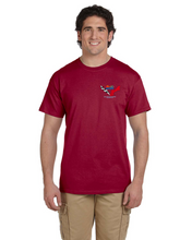 NCRS NEW ENGLAND Cotton Embroidered T-shirt (Left chest logo embroidered)