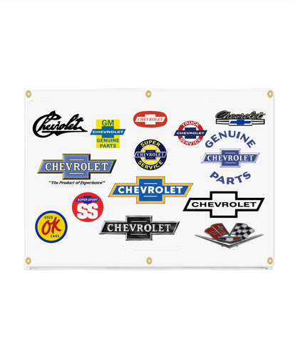 CHEVROLET BADGES Garage Banner