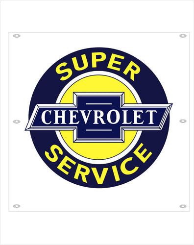 CHEVROLET SUPER SERVICE Garage Banner